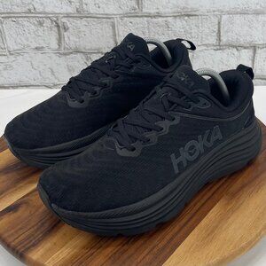 Hoka Gaviota 5 Womens Sz. 10.5 B Triple Black Running Shoes